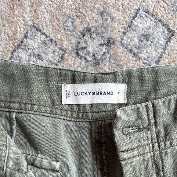 Olive Green Lucky Brand Pants - Picture 2 of 6